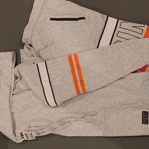 PINK Boyfriend Sweats with Hoodie